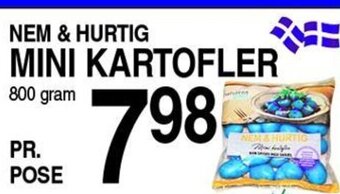 ABC Lavpris NEM & HURTIG MINI KARTOFLER tilbud