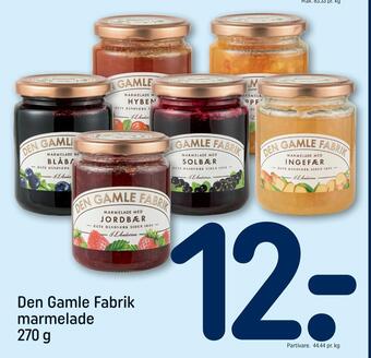 REMA 1000 Den gamle fabrik marmelade tilbud