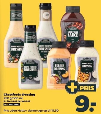 Chestfords dressing 250 g
