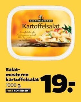 Netto Salatmesteren kartoffelsalat tilbud