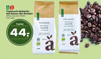 Dagli'Brugsen Änglamark kaffe formalet tilbud