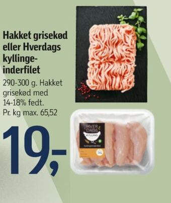 Føtex Ukendt hakket grisekød tilbud