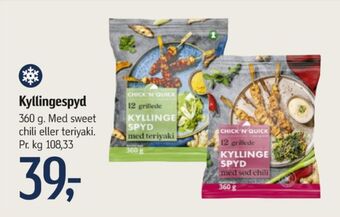 Føtex Chick n quick kyllingespyd tilbud