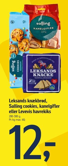 Føtex Leksands knækbrød tilbud