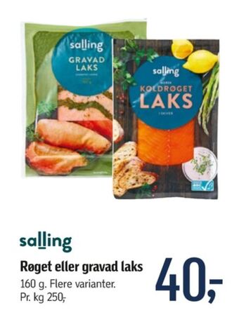 Føtex Salling laks i skiver tilbud