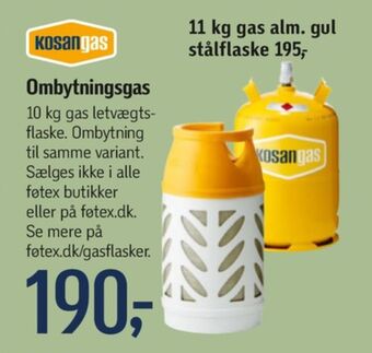 Føtex Kosan gasflaske tilbud