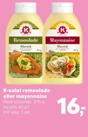 Kvickly K-salat remoulade tilbud