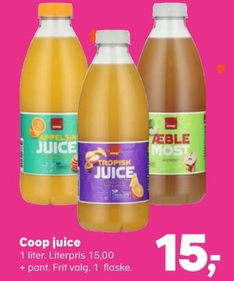 Kvickly Coop tropisk juice tilbud