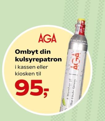 Dagli'Brugsen Aga kulsyrepatron tilbud