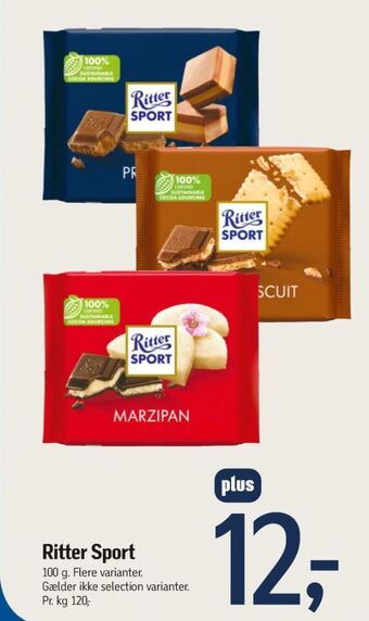 Føtex Ritter sport chokoladeplade praline tilbud