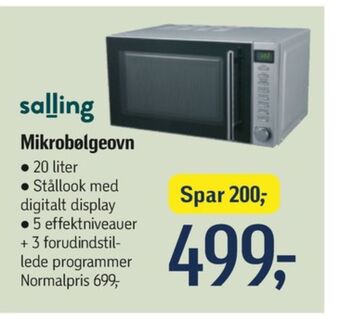 Føtex Køkkenchef mikroovn tilbud
