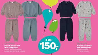Kvickly Friends sweatbukser tilbud
