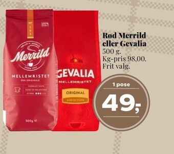 Dagli'Brugsen Original kaffe formalet tilbud