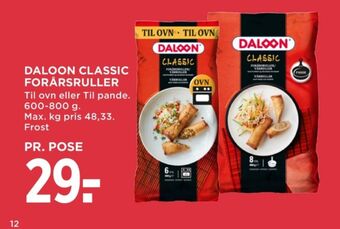MENY Daloon forårsruller tilbud