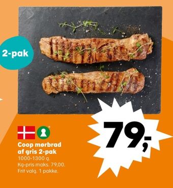 Kvickly Coop grisemørbrad tilbud