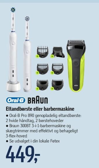Føtex Braun oral-b eltandbørste tilbud