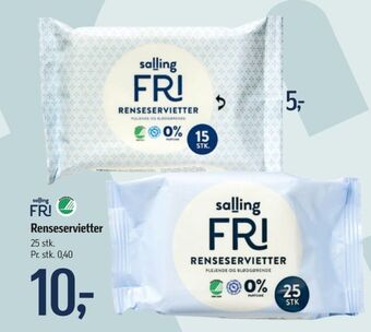 Føtex Salling fri renseservietter tilbud