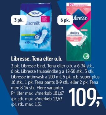 Føtex Libresse bind tilbud