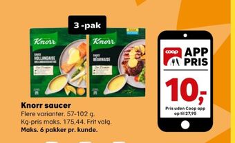 Kvickly Knorr sauce pulver tilbud