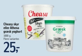 Føtex Cheasy skyr vanilje 0,2% tilbud