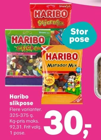 SuperBrugsen Matador mix slikposer tilbud