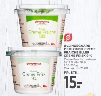 MENY Øllingegaard creme fraiche 9 % tilbud