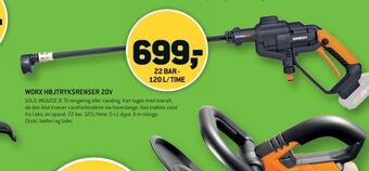XL-BYG Worx professional højtryksrenser tilbud