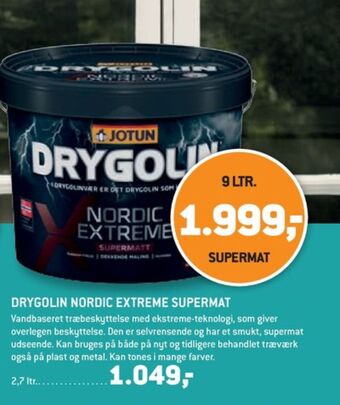 XL-BYG Drygolin træbeskyttelse tilbud