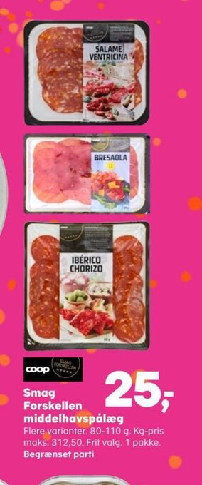 SuperBrugsen Smag forskellen salame ventricina tilbud