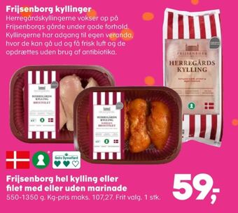 SuperBrugsen Frijsenborg kylling tilbud