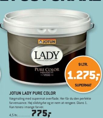 XL-BYG Lady maling tilbud