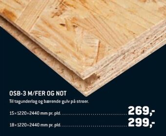 XL-BYG Ukendt osb plade tilbud