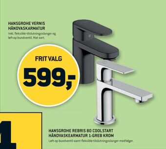 XL-BYG Hansgrohe håndvaskarmatur tilbud