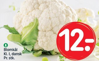 REMA 1000 Blomkål KI. I, dansk Pr. stk. tilbud