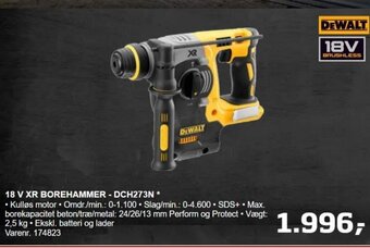 Bygma 18 V XR BOREHAMMER - DCH273N * tilbud