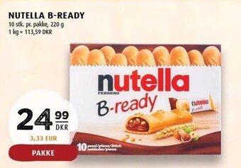Scandinavian Park Nutella b-ready tilbud