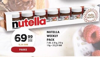 Scandinavian Park Nutella weekly pack tilbud