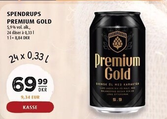 Scandinavian Park Spendrups premium gold tilbud