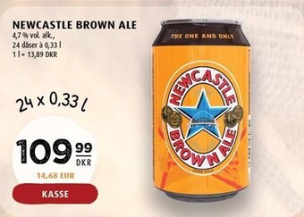 Scandinavian Park Newcastle brown ale tilbud