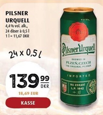 Scandinavian Park Pilsner urquell tilbud