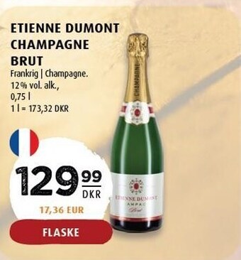 Scandinavian Park Etienne dumont champagne brut tilbud