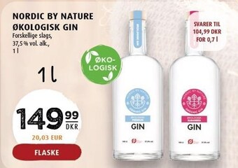 Scandinavian Park Nordic by nature økologisk gin tilbud