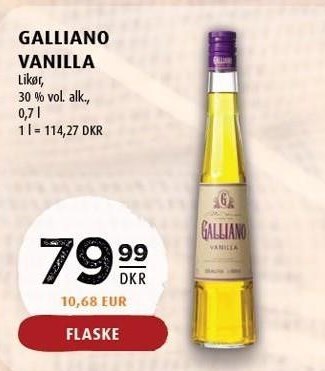 Scandinavian Park Galliano vanilla tilbud