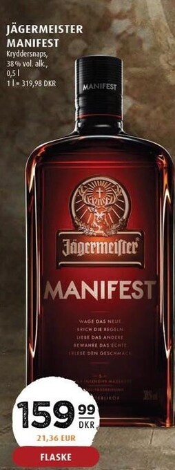 Scandinavian Park Jägermeister manifest tilbud