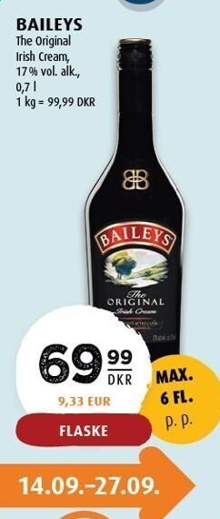 Scandinavian Park Baileys tilbud
