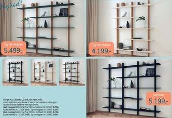 Daells Bolighus Super flot, enkel og stilren reolvæg tilbud