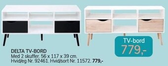 Daells Bolighus Delta tv-bord tilbud