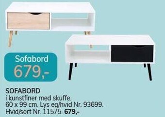 Daells Bolighus Sofabord tilbud
