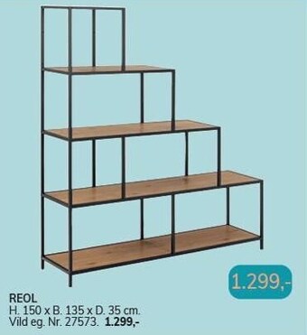 Daells Bolighus Reol tilbud