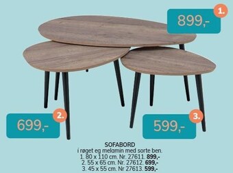 Daells Bolighus Sofabord tilbud